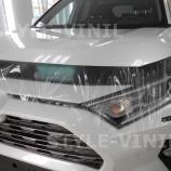 Защита кузова автомобиля антигравийной прозрачной плёнкой